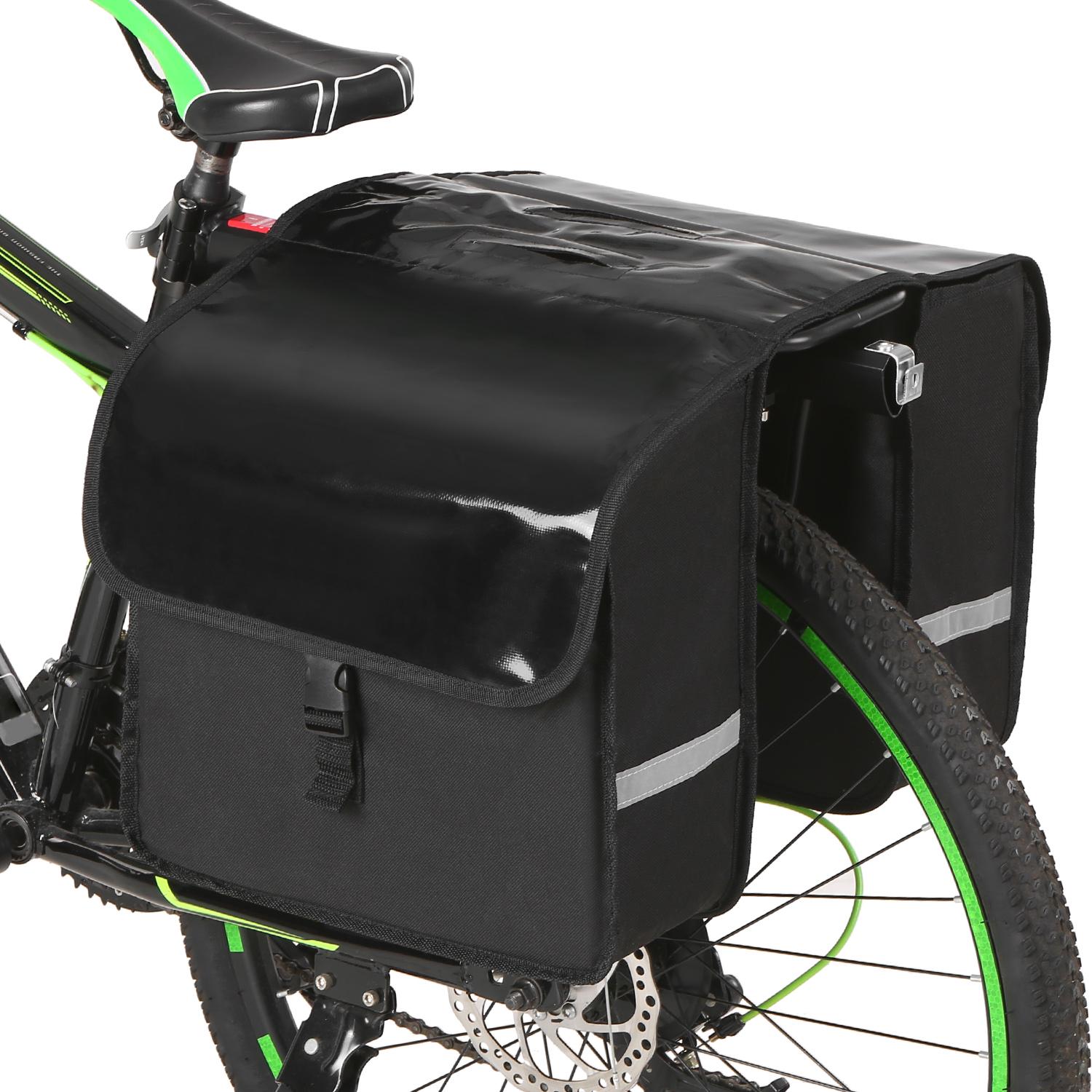 28L wasserabweisende Fahrrad-Rücksitz-Tragetasche, Gepäckträger, Kofferraumtaschen, Fahrrad schwarz