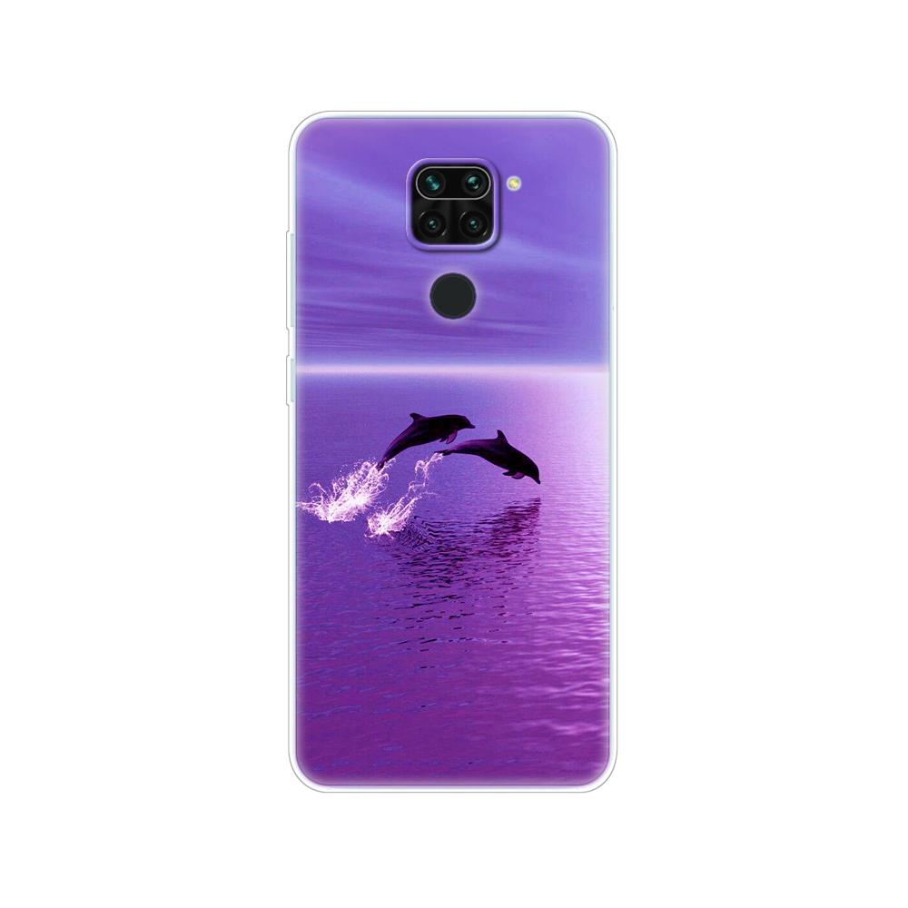 Für Xiaomi Redmi Note 9 Hüllen, weiche TPU-Telefonrückseite auf Redmi Note 9 Pro Silikonhüllen Redmi Note9 Pro Note 9s Bumper Funda Cat Redmi Note 9 Pro