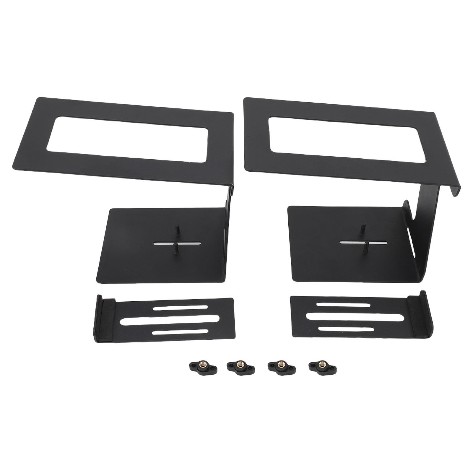 Desktop-Lautsprecherständer mit EVA-Pads Desktop-Lautsprechererhöhungen aus Kohlenstoffstahl für kleine bis mittelgroße Computer