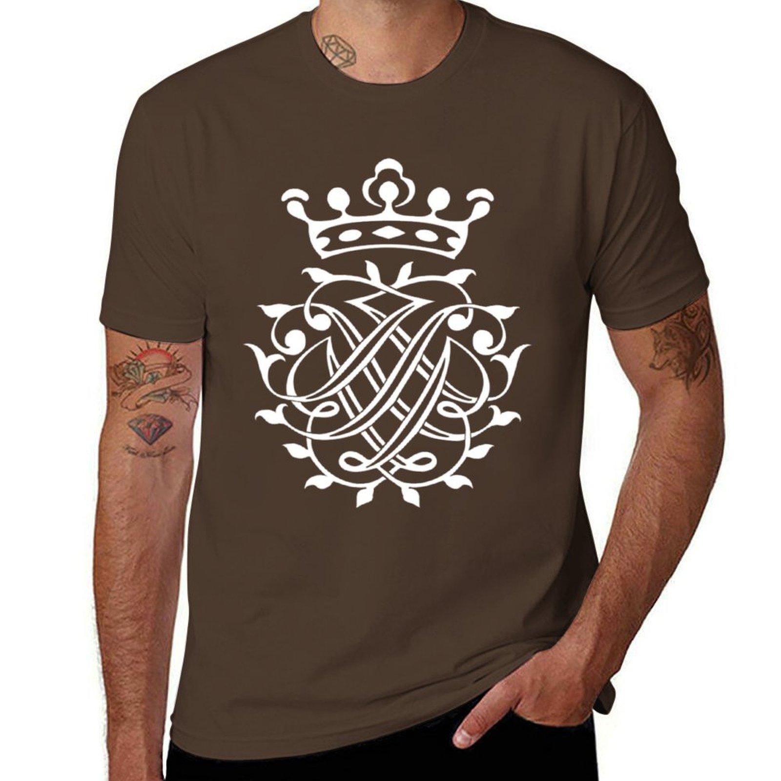 Johann Sebastian Bach Siegel T-Shirt Vintage T-Shirts Übergrößen Kleidung Übergrößen T-Shirt Herren Baumwolle XL black