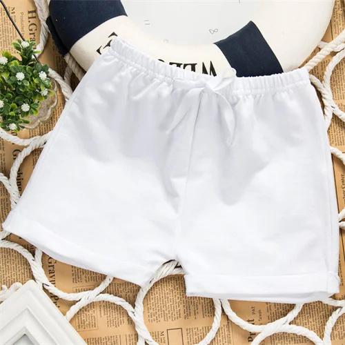 Sommer Kinder Jungen Hose Lässig Baumwolle Dünn Baby Hose Für Jungen Kleinkind Hose Sport Kinder Teenager Locker Strand Kurze Hose 110 weiß