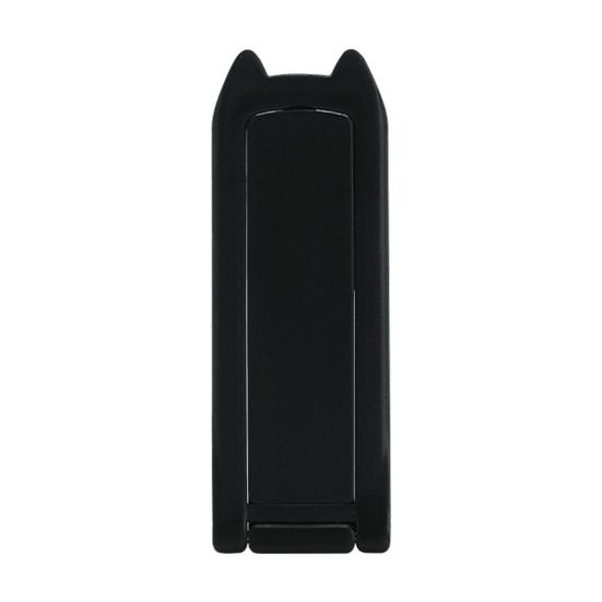 Telefonhalter 90 Grad Einstellung Anti-Rutsch Dünn Faltbar Tragbare Telefon Unterstützung Mobile Mini Anti-Deformiert Größe Telefon schwarz