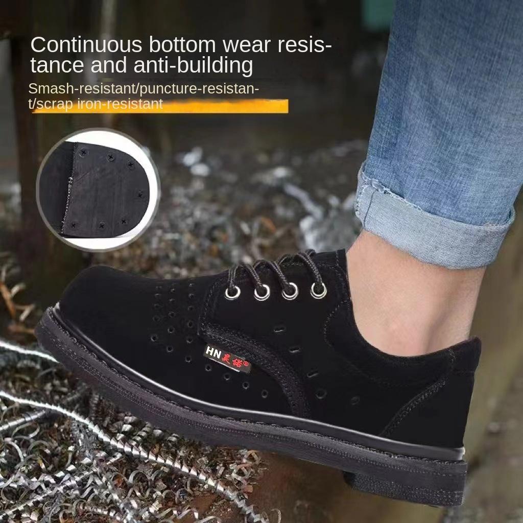 Bruchsicher, Stichfest, Abriebfest, Reißfest, Hitzebeständige Arbeitsschuhe, Elektroschweißer Arbeitsschuhe für Herren 47
