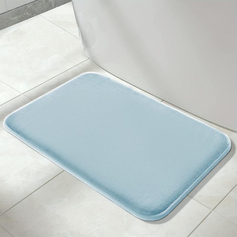 Badezimmermatte Bad Rutschfeste Teppiche Im Waschbecken Badewanne Seitenboden Teppich Duschraum Fußmatte Memory Foam 3D Pad 40cm*60cm himmelblaue
