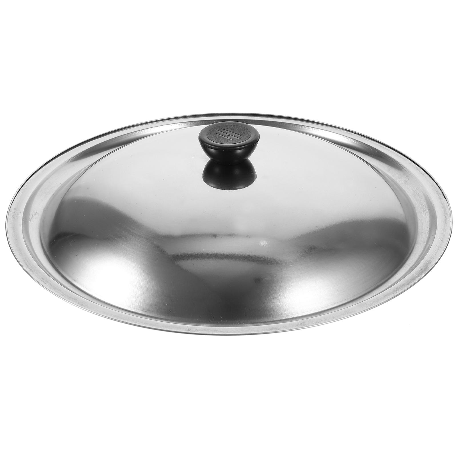 32 cm großer Topfdeckel aus Edelstahl für Wokdeckel, Bratpfanne, Topf und mehr! Universaldeckel für Töpfe Pfannen Ersatzdeckel
