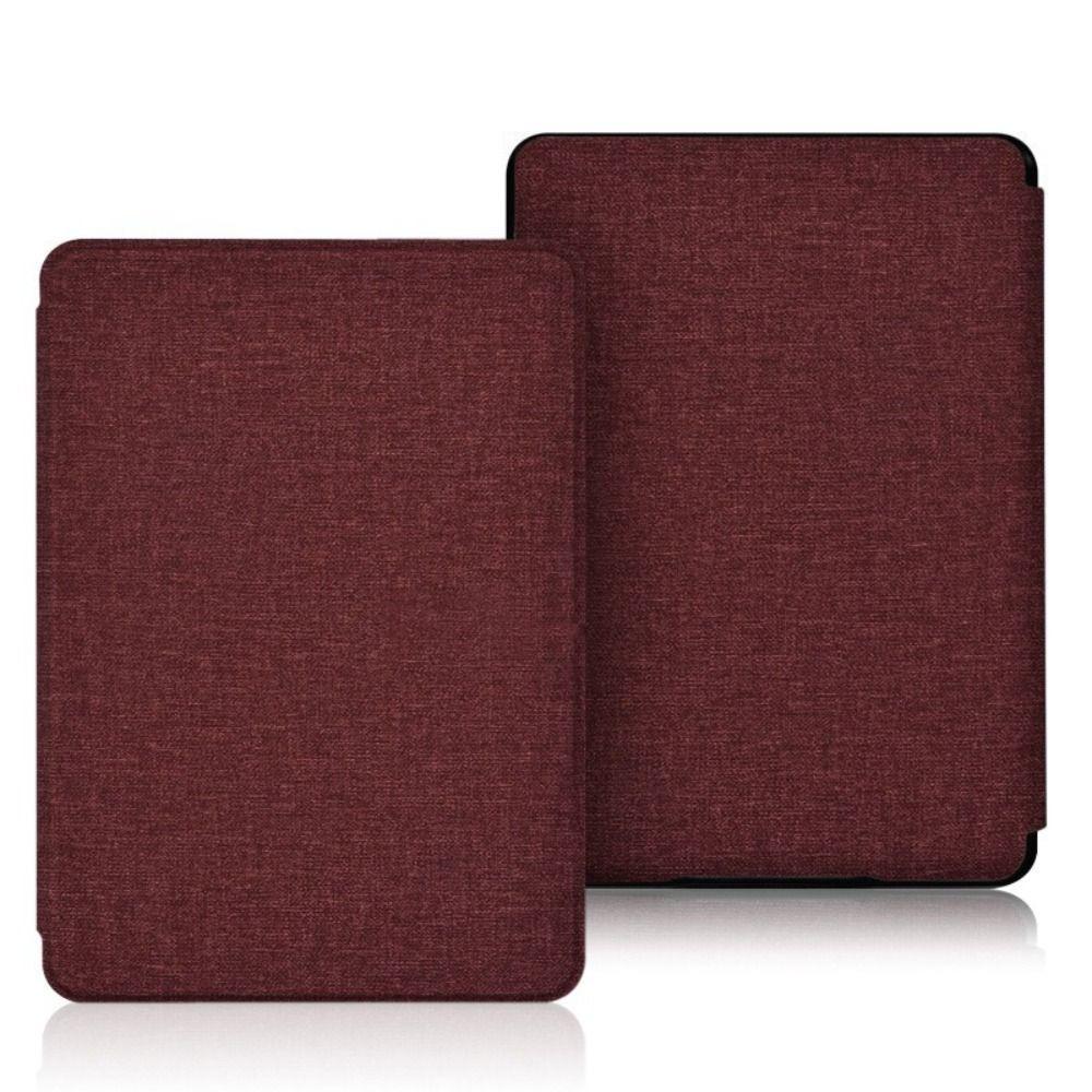 Leder M2L3EK C2V2L3 Folio Cover Auto Sleep/Wake Schutzhülle für Kindle Paperwhite 1/2/3/4/5 PQ94WIF 2018 KPW4 wein rot