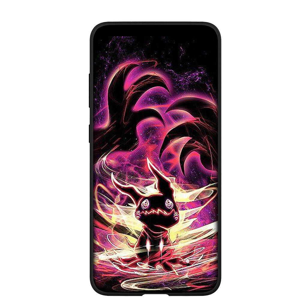 Handyhülle für Samsung Galaxy S25 S23 S22 S24 Ultra FE Plus S9 A05 A06 A15 A16 A36 A37 A35 A54 A55 A56 A57 A25 A53 A17 Pikachu Pokemon GO Gengar Hülle for Samsung Galaxy S22 Ultra terra
