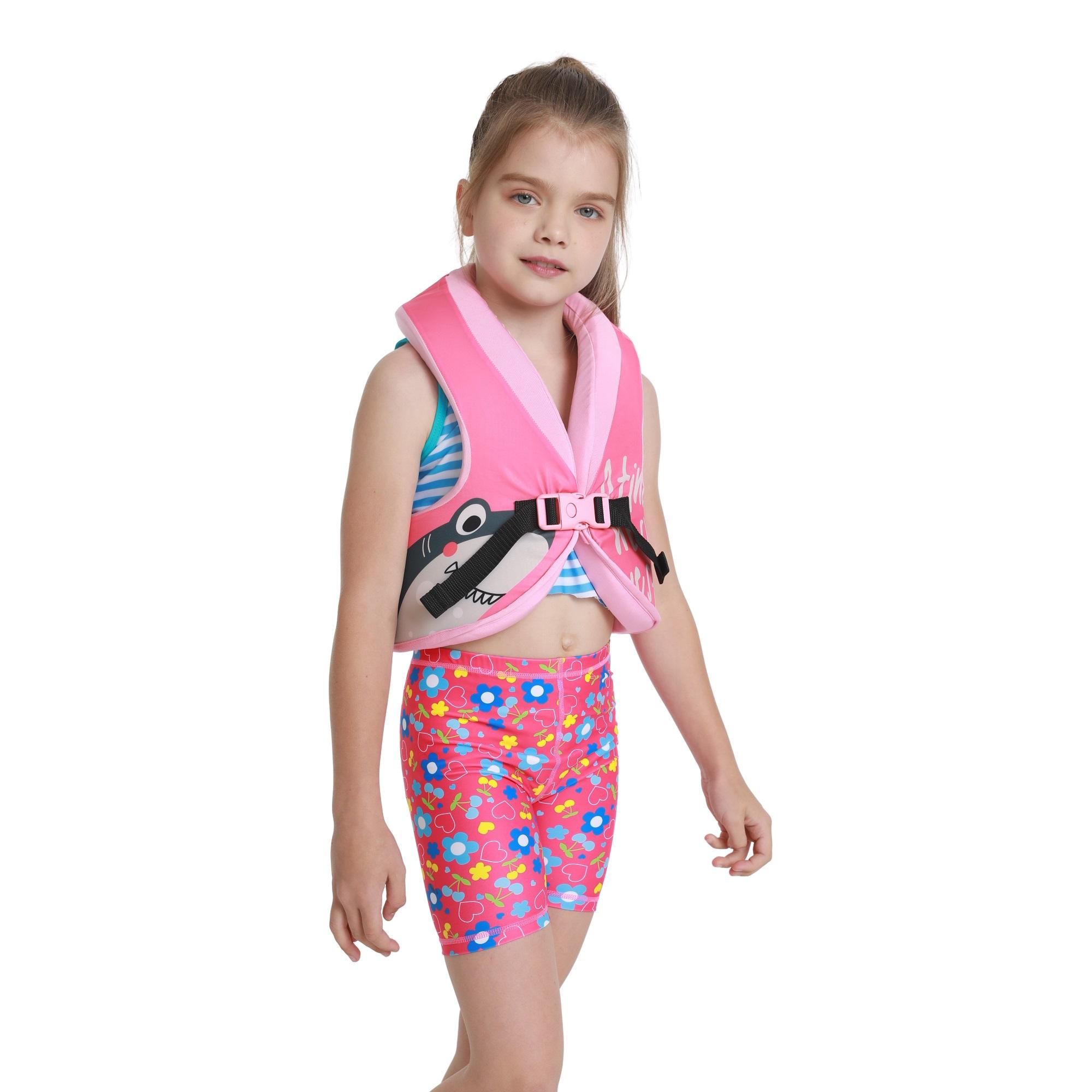 Kinder-Schaumstoff-Schwimmweste MASTER Evee 25-35 kg - pink