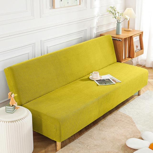 2022 neue Jacquard Sofa Bett Abdeckung Stretch Sofa Abdeckung Ohne Armlehnen Non-Slip Gerade Sofa Schonbezug Für Wohnzimmer Hause hotel M Size 160-190CM