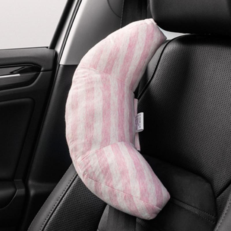 1 Pc Kinder Auto Auto Sitz Kopfstütze Pad Schulter Unterstützung Kissen Baumwolle Weiche Schlaf Kissen Hohe Qualität Auto Hals rosa