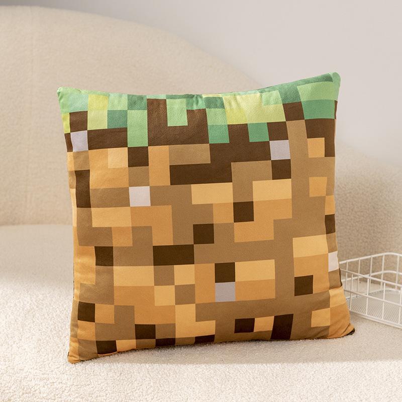 Minecraft Peripherie Platz Kissen Rasen Plüsch Kissen Lagerung Box Geschenk Spielzeug 30cm