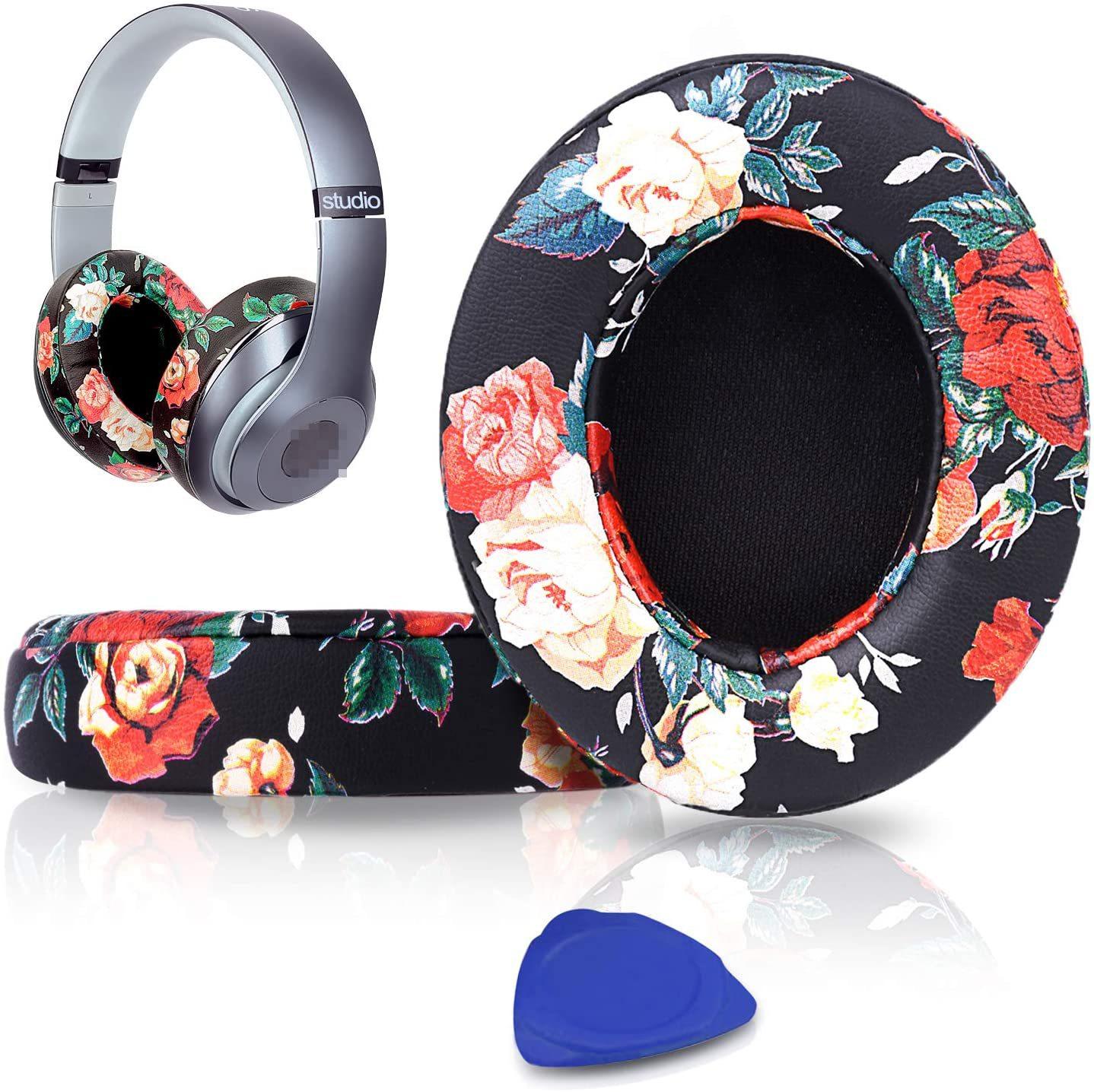 Für Beats Studio 2.0 Studio 3.0 Kabellose und Kabelgebundene Kopfhörer Ersatz-Ohrpolster Kissen Ohrpolster Proteinleder B0500 B0501