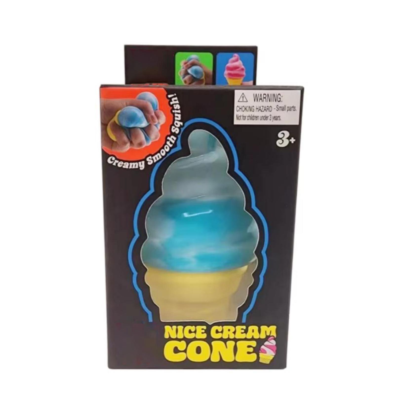 Dr Pepper X NeeDoh Nice Cube Squishy Spielzeug Stressabbau Spielzeug, Weicher Knetwürfel für Kinder & Erwachsene, Angstlösendes sensorisches Spielzeug blue