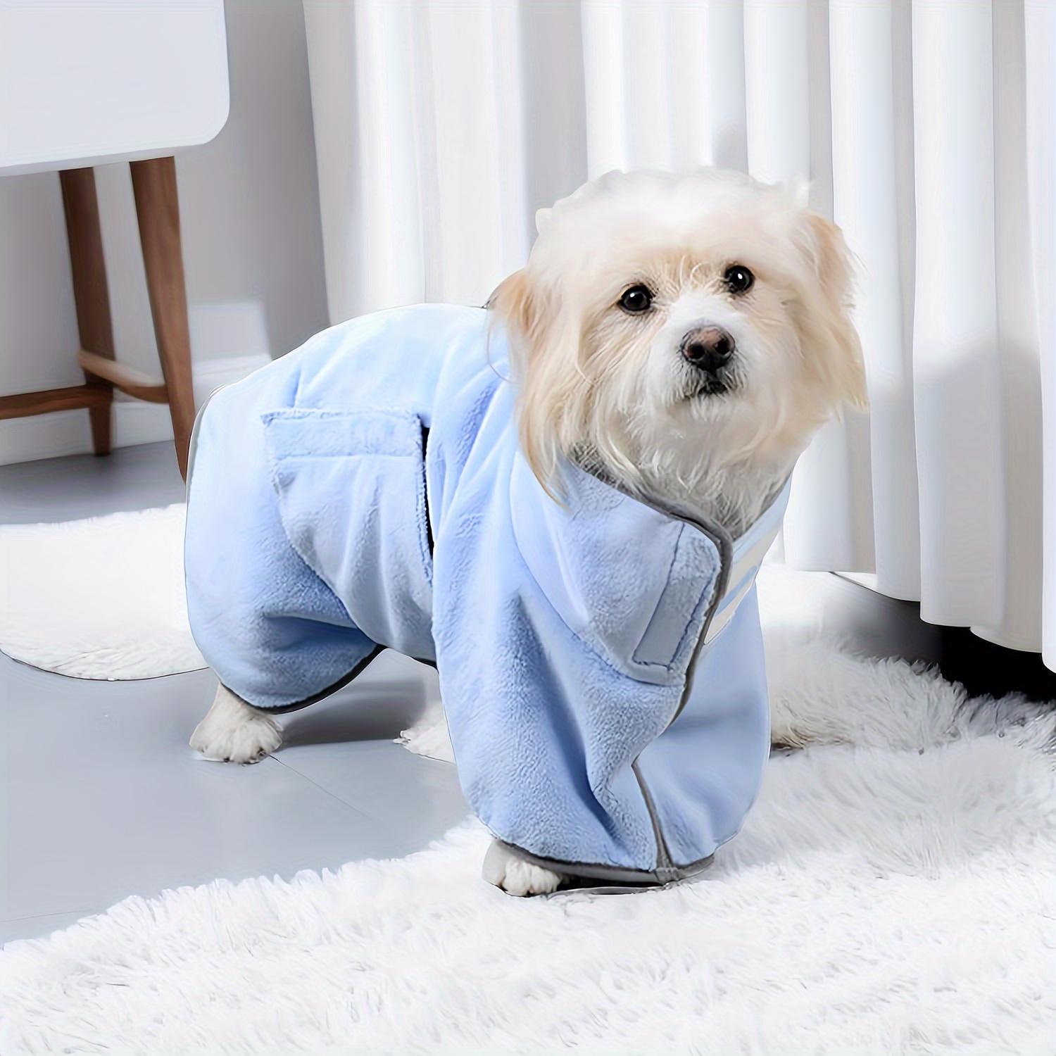 1 Stück saugfähiges Badetuch für Hunde, kühlender saugfähiger Bademantel für Haustiere, Badetuch zur Haustierreinigung, Waschtuch für Hunde und Haustiere XS