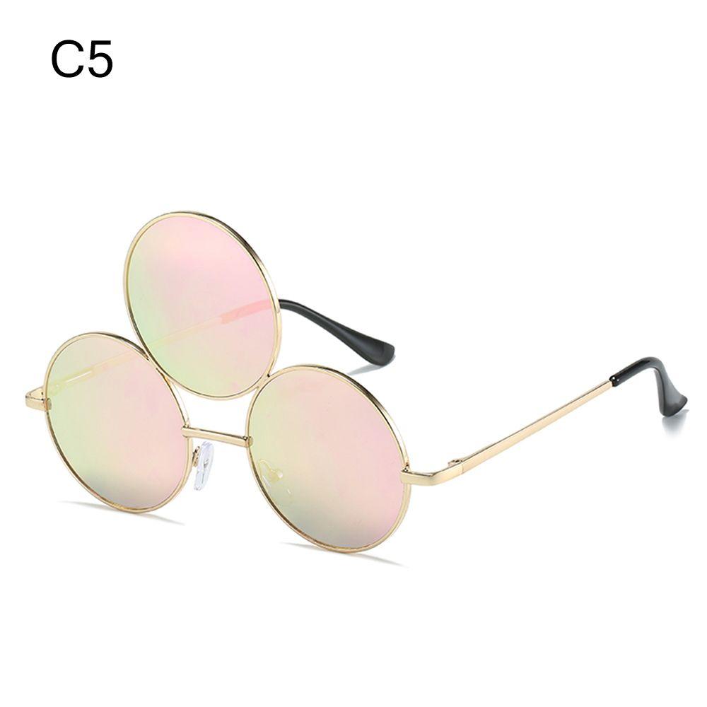 Neuartige Cosplay-Brillen Drittes Auge Sonnenbrille Erlang Gott Chinesischer Stil Drei-Augen-Brille C5