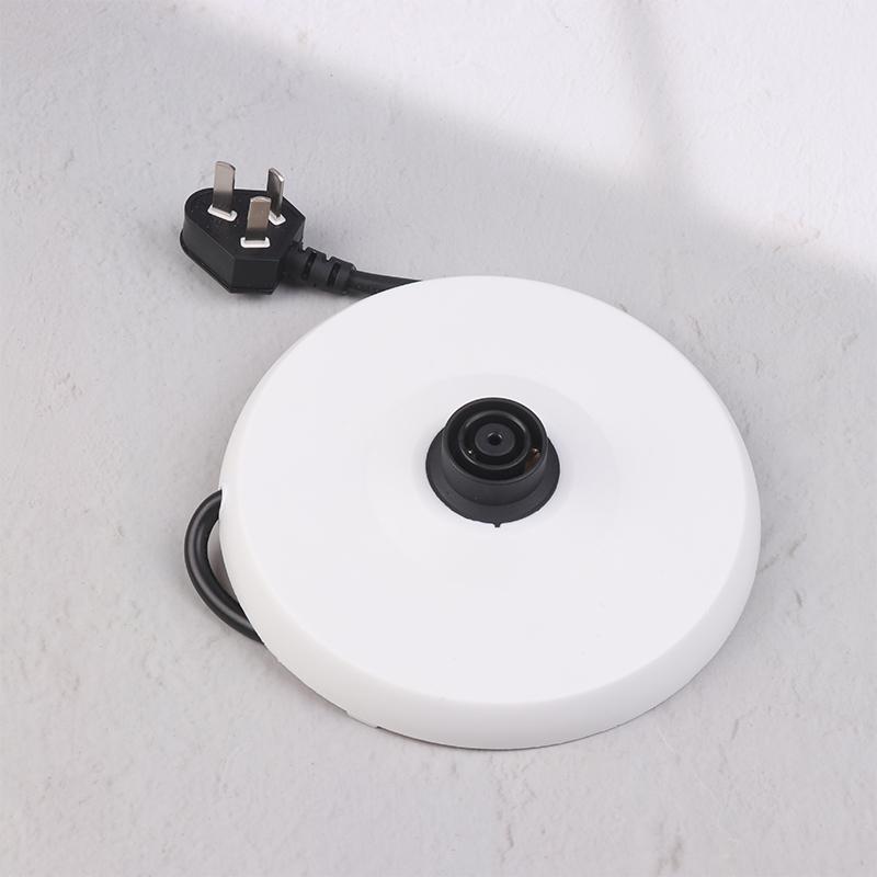 Basis für elektrischen Haushaltswasserkocher, Universal-Wasserkocher-Zubehör, Chassis mit Gummiplatte, Hochleistungs-Gummischeibe, Teile für elektrische Wasserkocher weiß