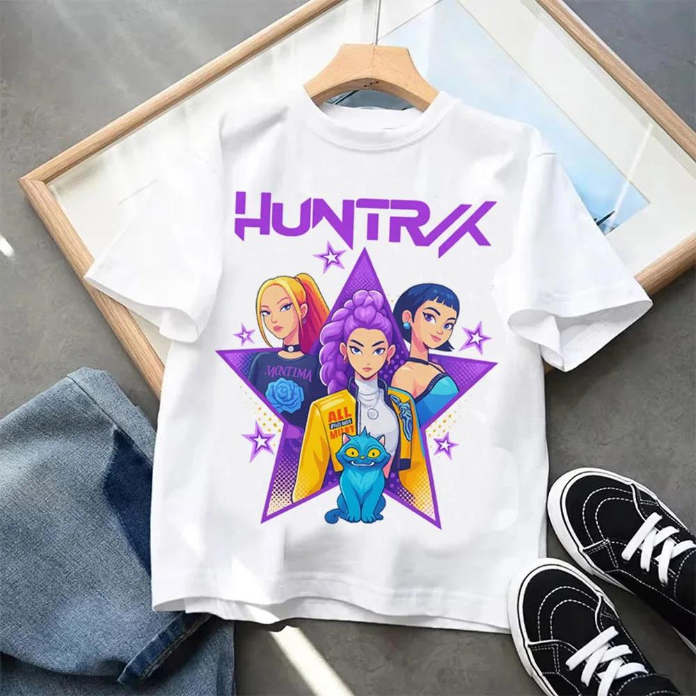 Kinderkleidung Kurzarm T-Shirt Tiger Harajuku T-Shirt für Jungen Mädchen Geschenk 150 gray