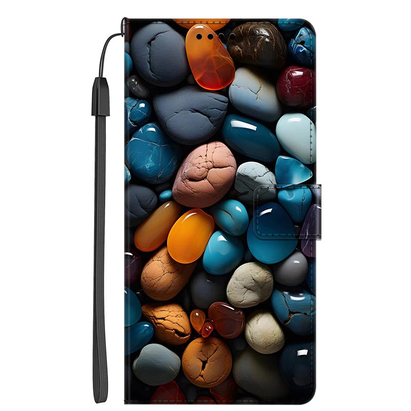 Leder Klapphüllen Für Honor 90 Lite 5G Hüllen Honor90 Portemonnaie Buch Kartenständer Schutz Bemalte Handyhüllen Für Honor 90 5G Taschen Honor 90 5G beige