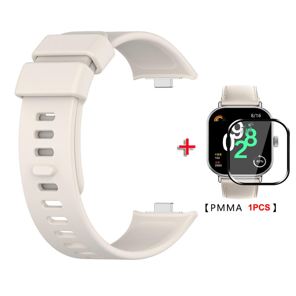 Armband für Xiaomi Redmi Watch 4 Armband Ersatz-Uhrenarmbänder Armband für Redmi Watch 4 Armband For Redmi Watch 4 white