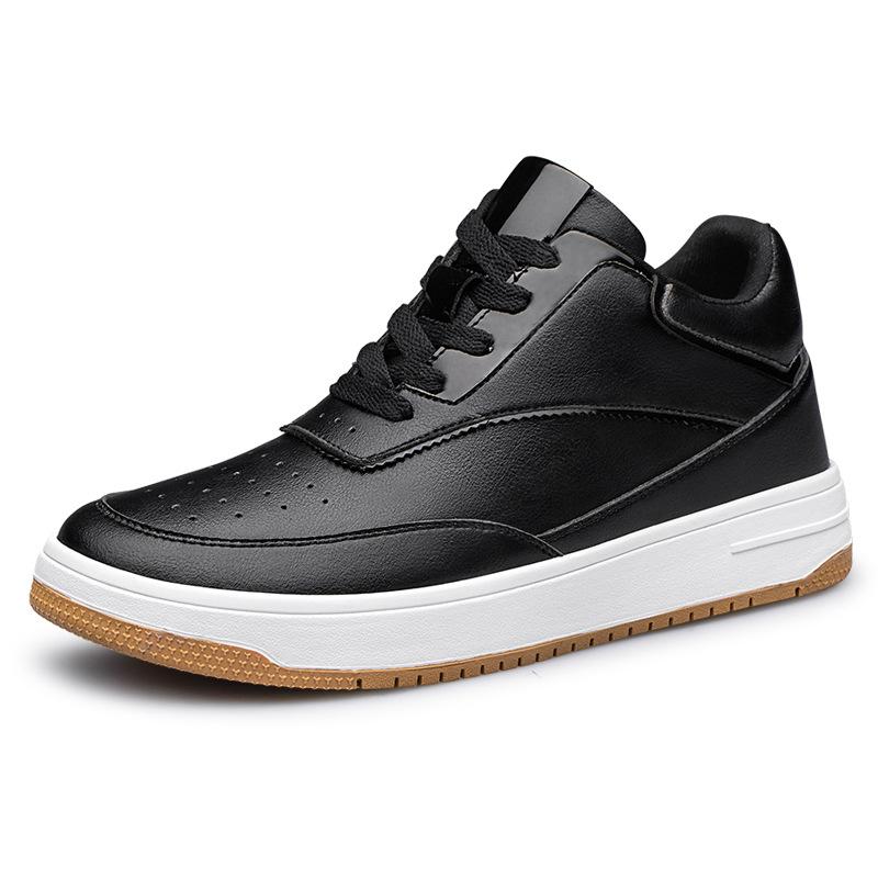 2024 Herren-Sneaker aus echtem Leder, Aufzugsschuhe, unsichtbar, atmungsaktiv, Erhöhungsschuhe, 8/10 cm, lässige Mode-Sneaker für Herren 40 gray