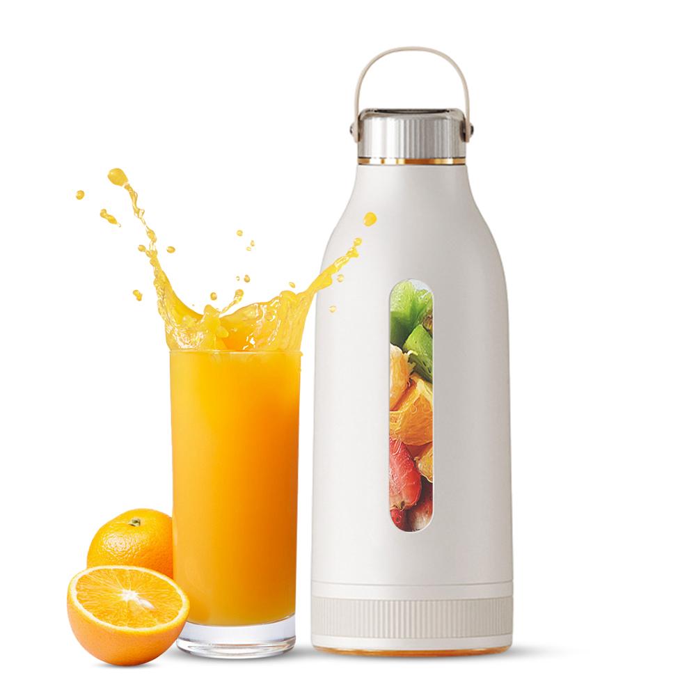 Personal Size Mixer 80W Tragbarer Mixer für Shakes und Smoothies mit 1500mAh Typ-C weiß
