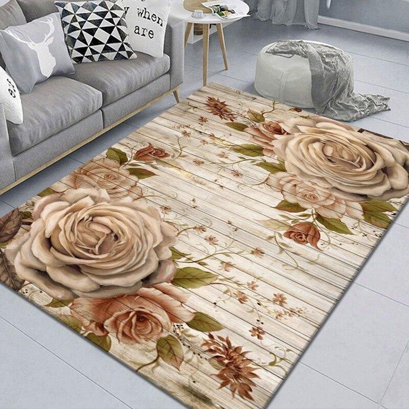 Nordic Anlage Teppich Wohnzimmer Tisch Decke Nicht-slip Blume Matten Moderne Minimalistischen Schlafzimmer Zimmer Nacht Decken 40x120cm gray