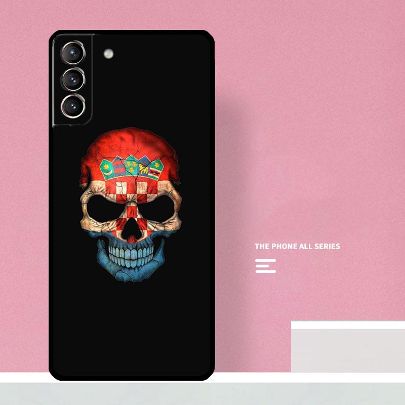 Kroatien Flagge Handyhülle Für Samsung Galaxy S25 S26 Ultra S20 S21 S22 S23 S24 S10 Plus S25 FE Hülle Coque Galaxy S21 Plus