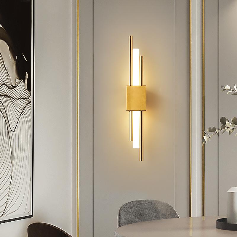 Moderne Led Wand Lampe Einfache Loft Gang Korridor Wand Lichter Neue Home Innen Beleuchtung Dekor Lampe Wohnzimmer Schlafzimmer Nacht lampe gold