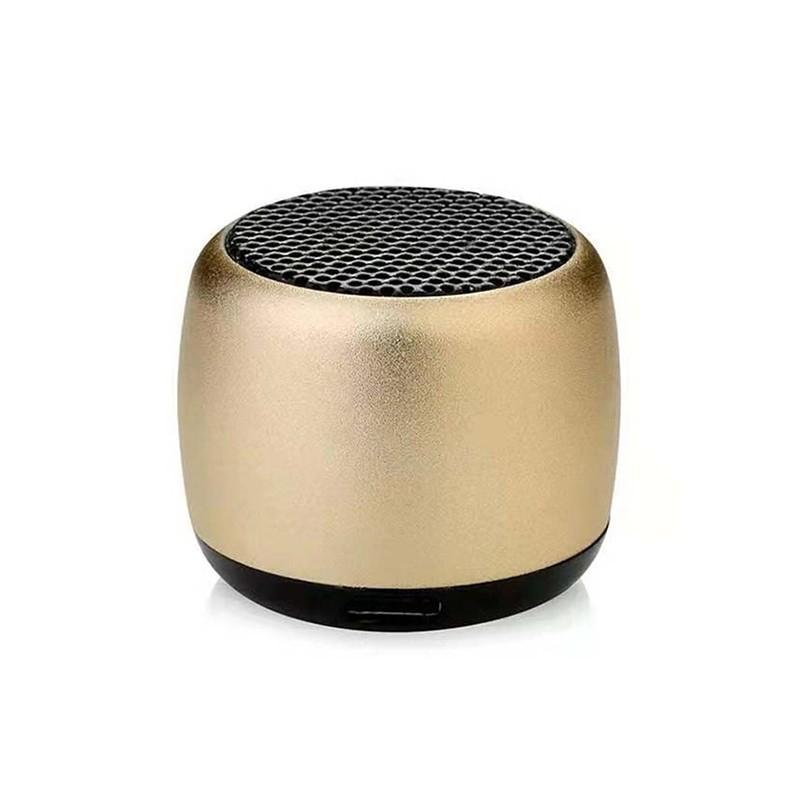 Tragbare Mini Wireless Bluetooth Lautsprecher Musik Subwoofer Super Bass Stereo Säule für Handy Computer Musik Player gold