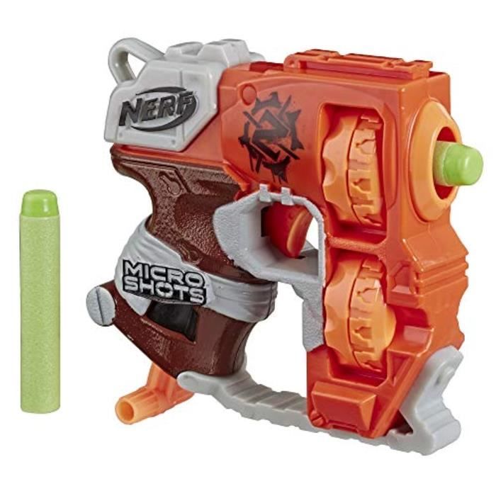 NERF Zombie Strike Flipfury Geschicklichkeitsspiel – Schwarz/Orange/Grau – Ab 8 Jahren grau