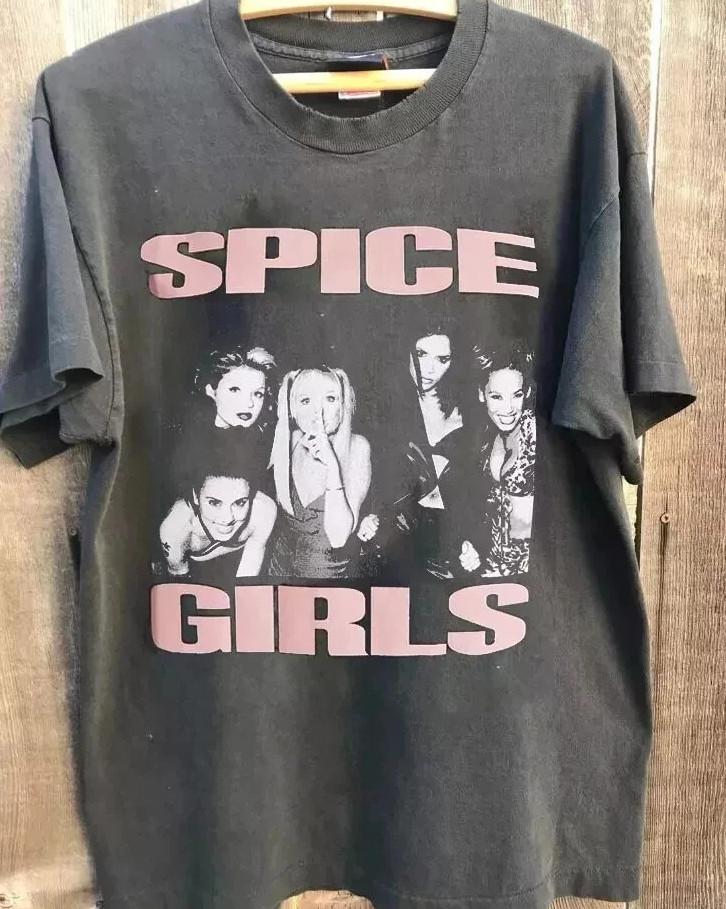 HEISS NEU !!! Spice Girls Band T-Shirt Spice Girls Geschenk für Fans Unisex T-Shirt Tee XXXXL