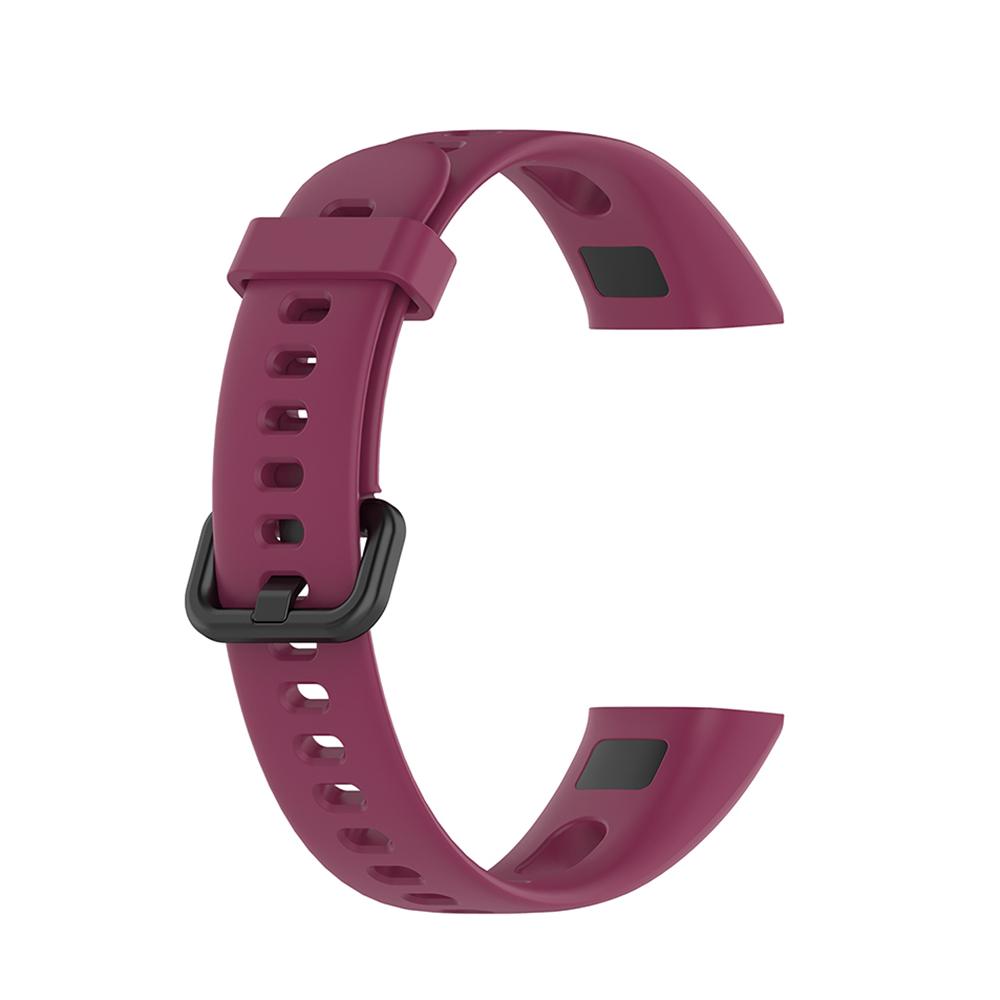 Silikon-Armband für Huawei Band 4 Smart Armband Armband für Huawei Honor Band 5i Armband For Huawei Band 4 wein rot