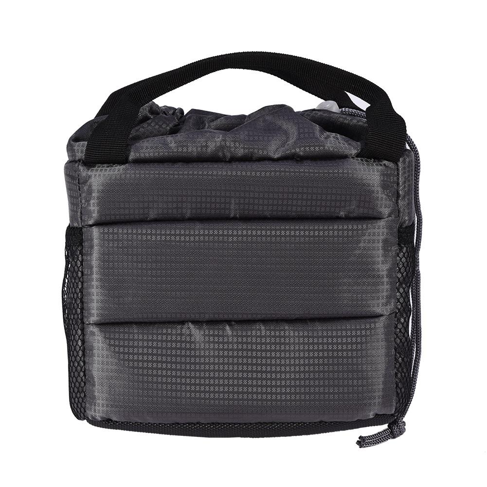 Wasserdichter Einsatz Partition Kamera Hand Tasche Stoßfest Padded Teiler Abdeckung Fall für DSLR(Grau) graue