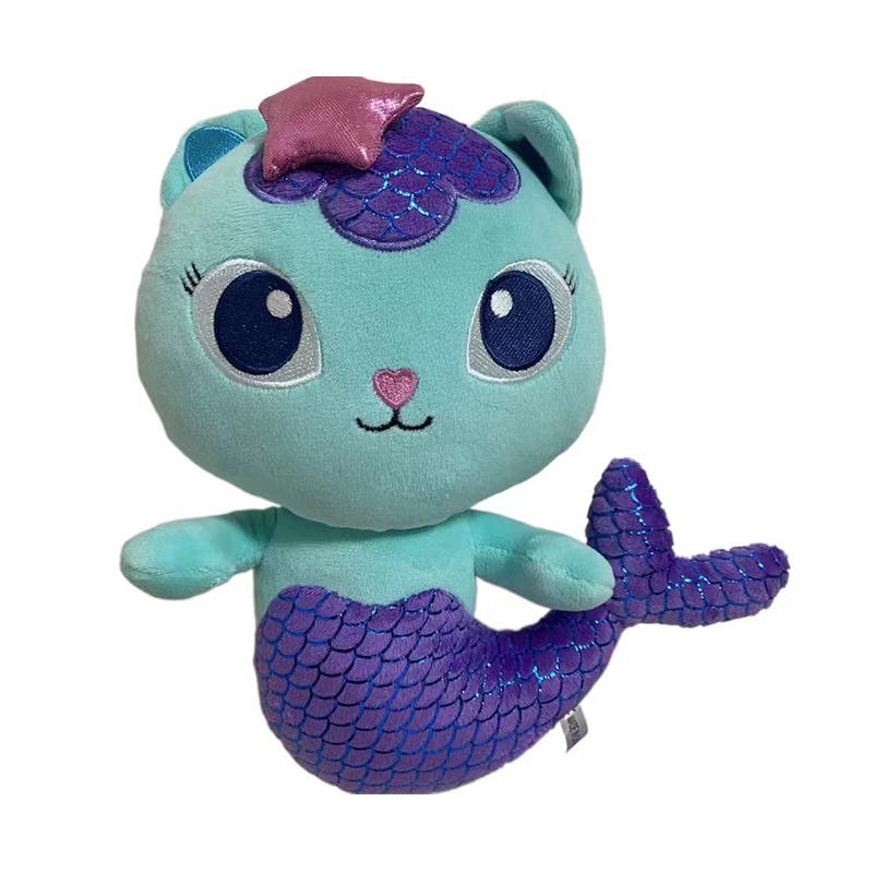 Gabby Puppenhaus Plüschtiere Kawaii Mercat Süße Kuscheltiere Meerjungfrau Katze Puppenhaus Plüschpuppen Kindergeburtstag Weihnachtsgeschenke