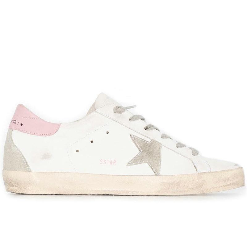 Leder kleine schmutzige Schuhe Herren- und Damenschuhe Sternschuhe schmutzige Schuhe lässig vielseitig Mode Board Schuhe weiße Schuhe women's size 39 white