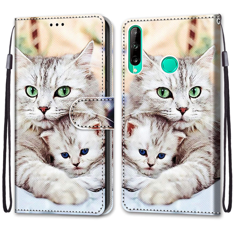 Luxuriöse Schutzhülle im Brieftaschen-Stil aus lackiertem Leder für Huawei Y5 Y6 Y7 Y9 P30 P40 P20Lite/Mate 20 Lite/P Smart Z/Nova 6SE Huawei Mate 10 Lite