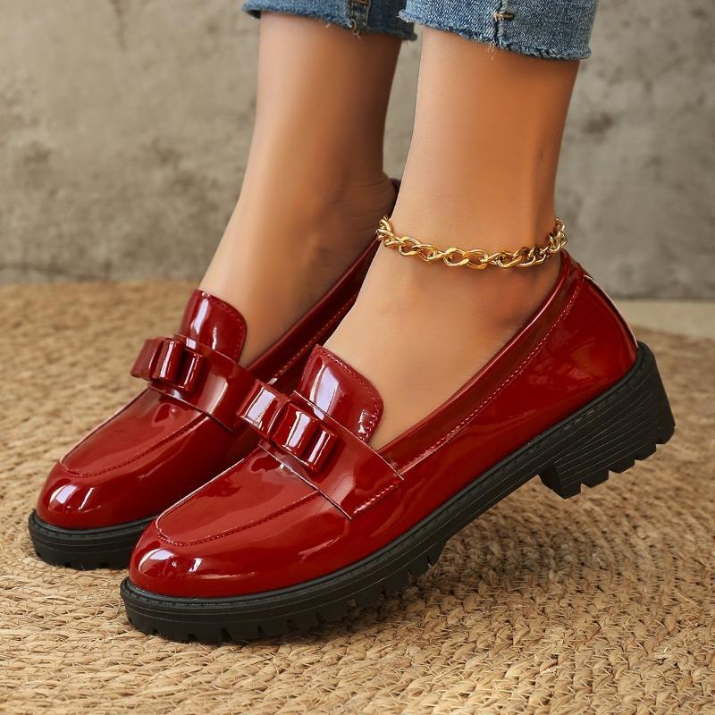 Übergröße Schuhe Damen Slipper Damen High Heel Klassiker Büro Pumps Damen Runde Zehe Schleife Niedriger Absatz Slip-on Schuhe Damen 41