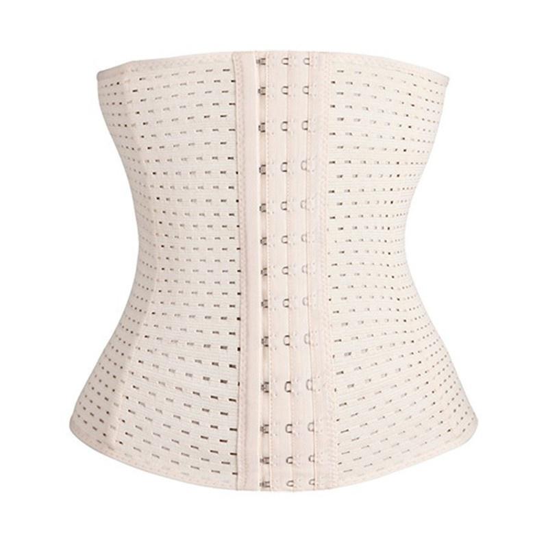 Taillentrainer Korsett Schlankheitsgürtel Shaper Modelliergurt Gürtel Schlankheitskorsett S beige