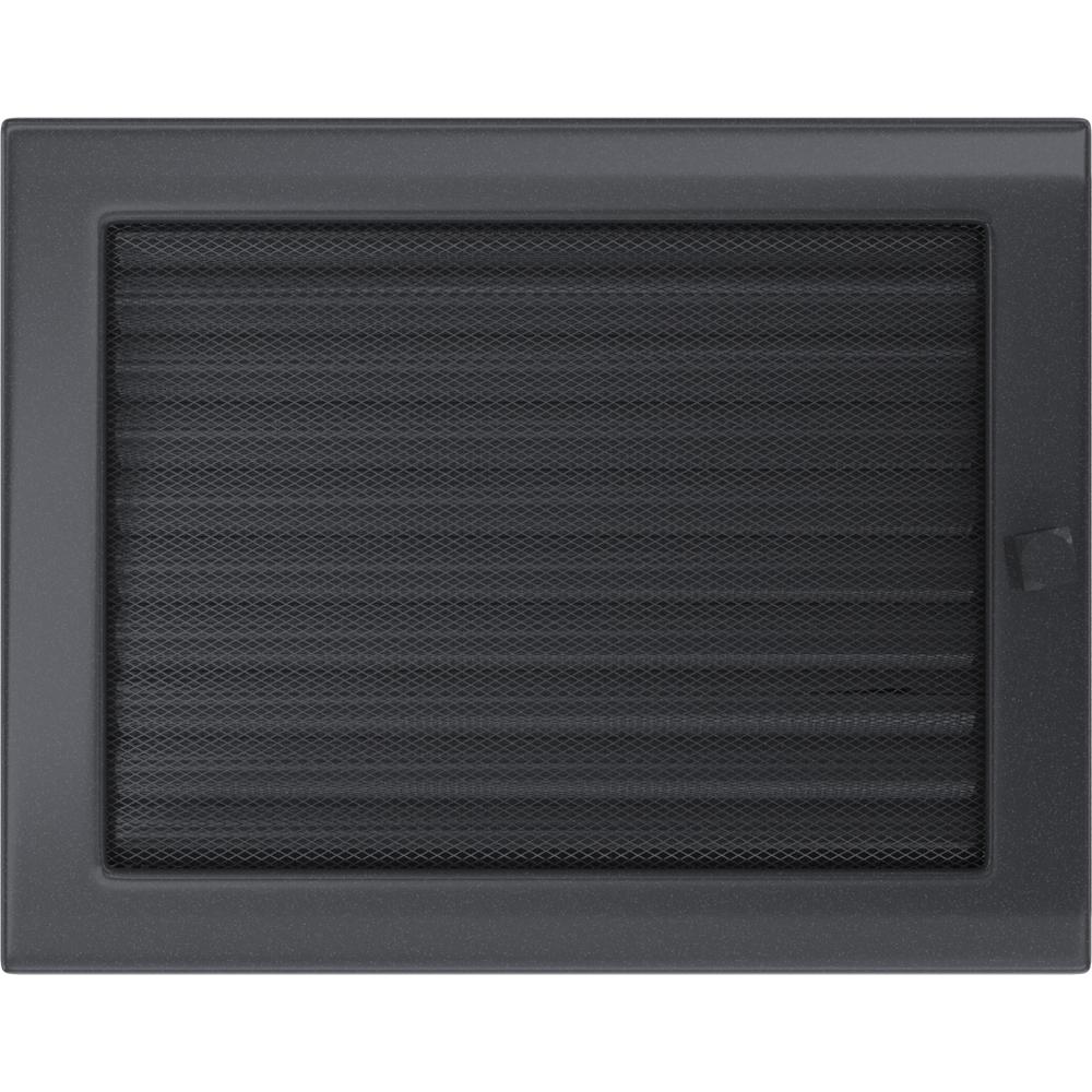 Lüftungsabdeckung 22x30 Graphit mit Jalousien davys graue