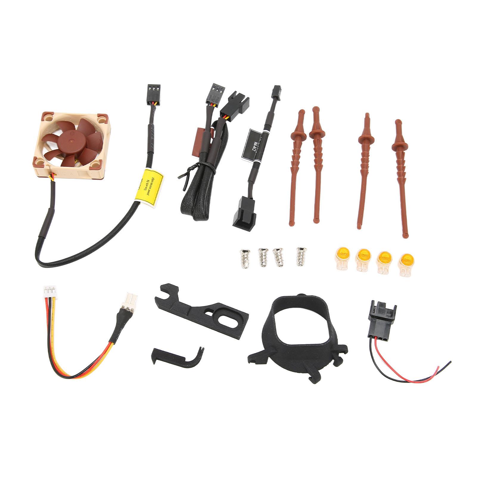 Spielkonsolen-Lüfter, leiser 3D-Druck-Montagesatz, Mini-Bürstenloser Kühler für SEGA Dreamcast DC