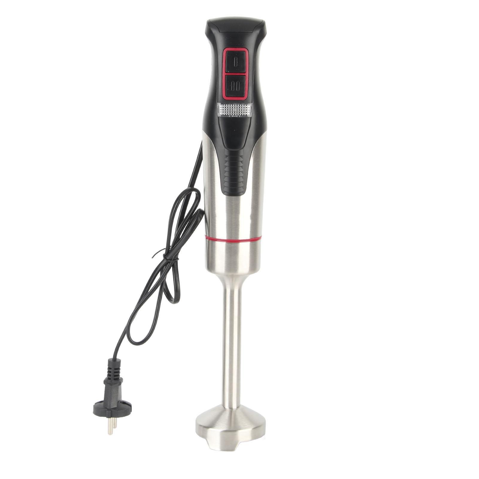 800-W-Stabmixer, 800-W-Stabmixer mit Edelstahlklinge für Obst, Babynahrung, Suppen L