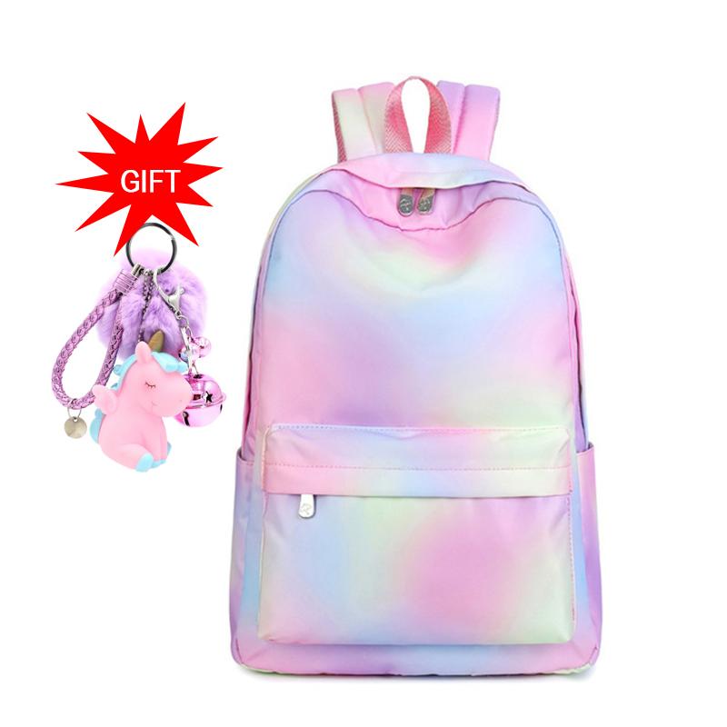 Neue 2024 Mode Rucksäcke Schule Kinder Schulranzen Für Mädchen Grundschule Buch Tasche Schule Taschen Druck Rucksack Set