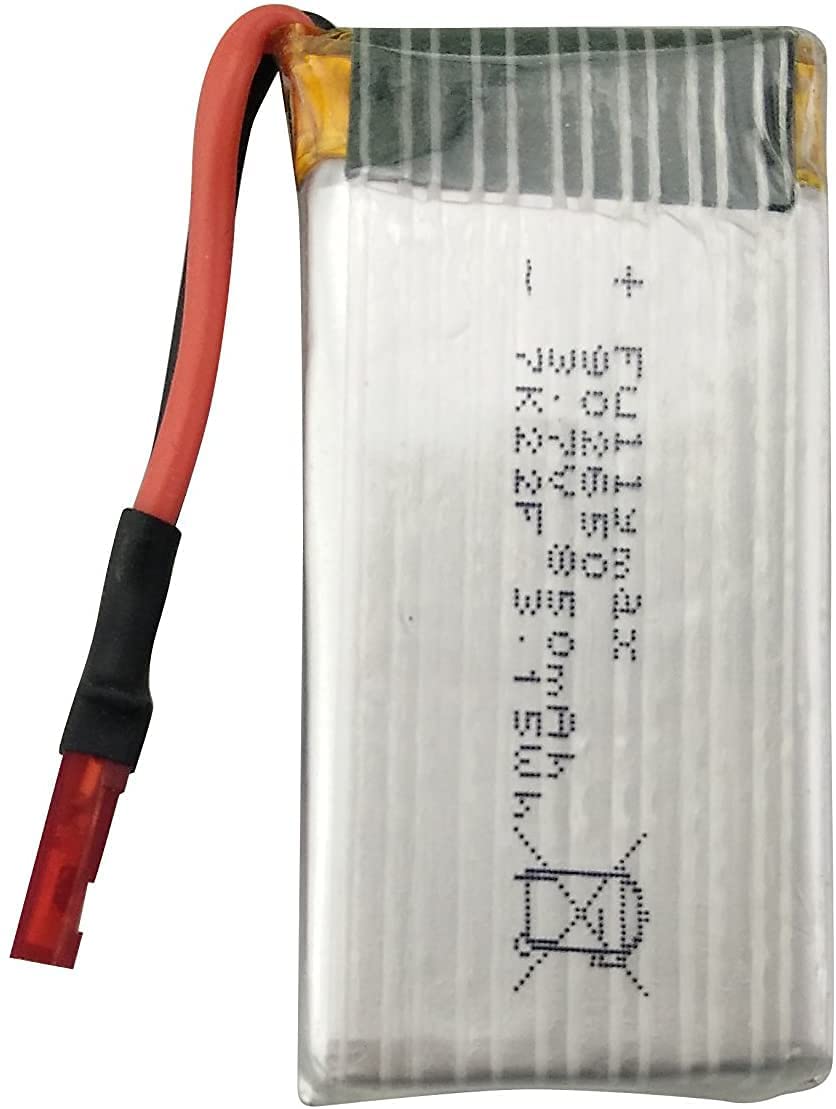Li-Po Akku 3,7V 850mAh Ersatz für RC Drohne Syma X56 X56W X54HW X54HC Faltbarer Quadcopter grau