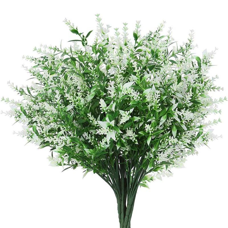 Künstliche Lavendelblüten, Kunststoffpflanzen Lavendel für draußen und drinnen, Kunstblumen, Heimdekoration, Party, Hochzeit, Garten, Büro, Terrasse, Dekoration 1PC