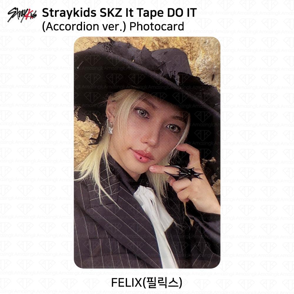 Stray Kids SKZ It Tape DO IT Akkordeon-Version. Offizielle Fotokarte Felix