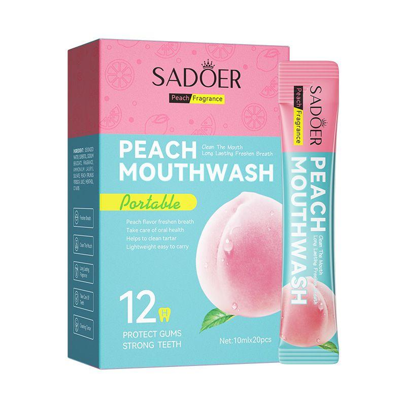Zitrone Mundwasser Frische Oral Mund Pflege Reinigung Pflege Einweg Mundwasser Tragbare Peach