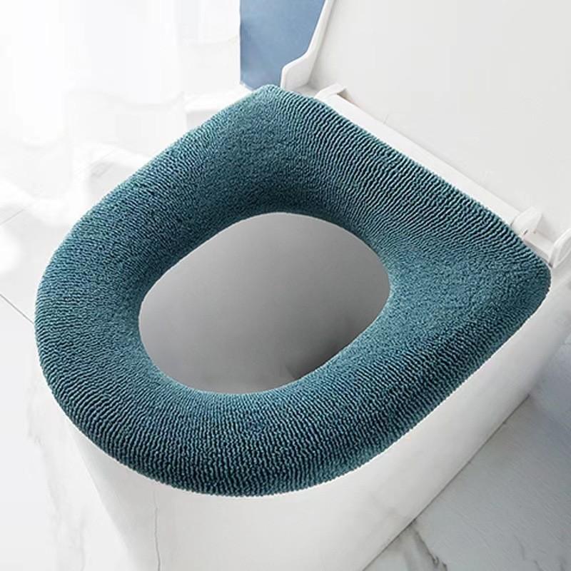 Verdicken Wc Sitz Abdeckung Matte Winter Warme Weiche Waschbar Closes Matte Sitz Fall Wc Deckel Pad Bidet Abdeckung Bad Zubehör One size grün