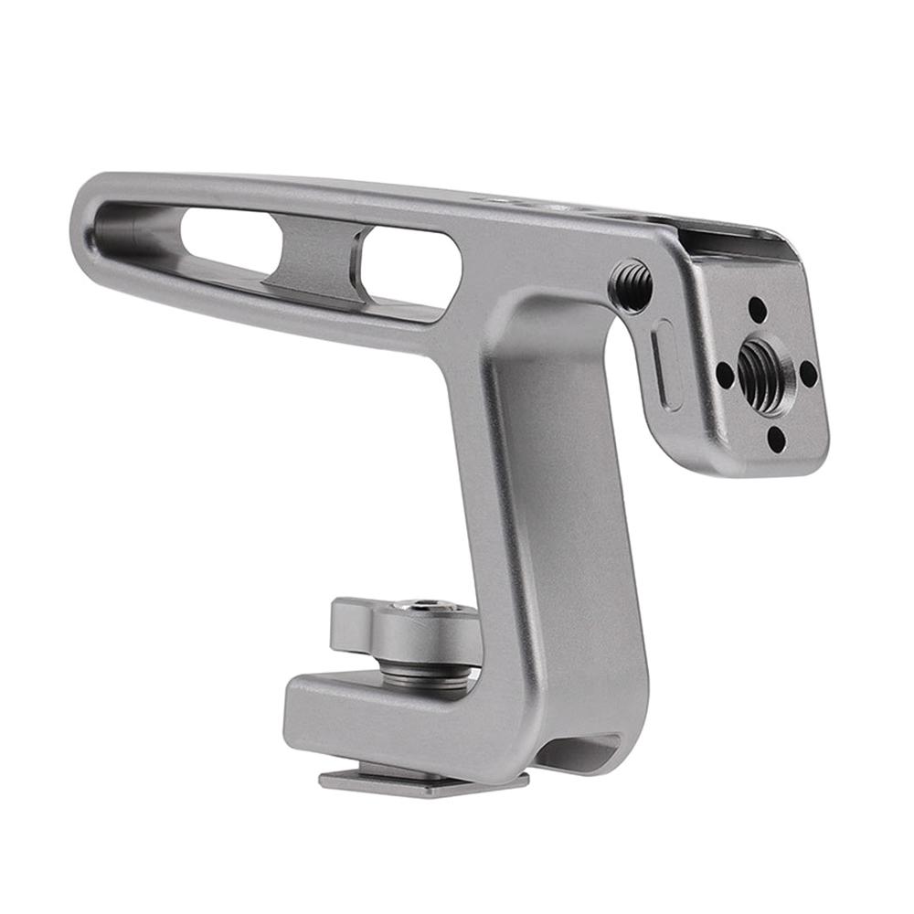 Mini-Top-Handel-Kamera-Top-Handgriff mit Kaltschuhhalterung, ARRI-Positionierungsloch, kompatibel mit der Kamera grau