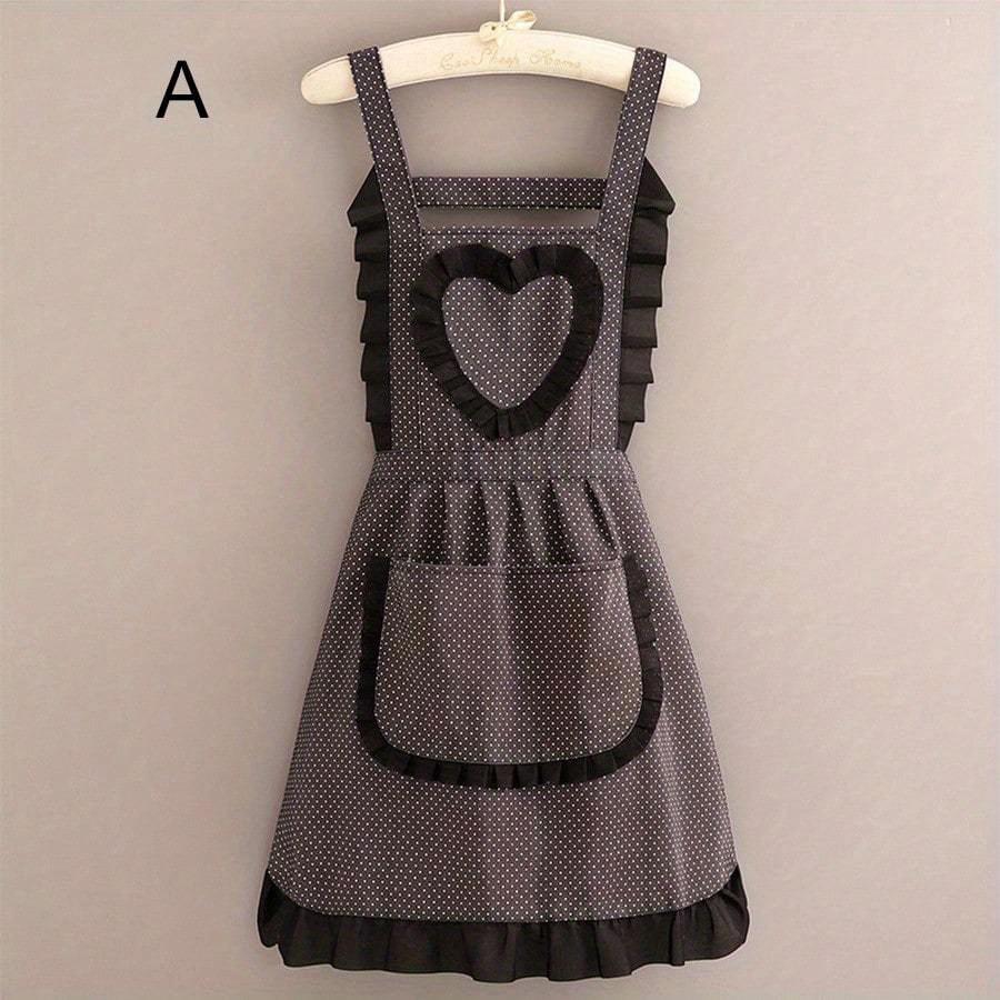 1 Stück Modische Küchenschürze für Zuhause, Milchteeladen, Nagelstudio, Küche, Badezimmer, Heim, Haushaltsbedarf 1pc bunt