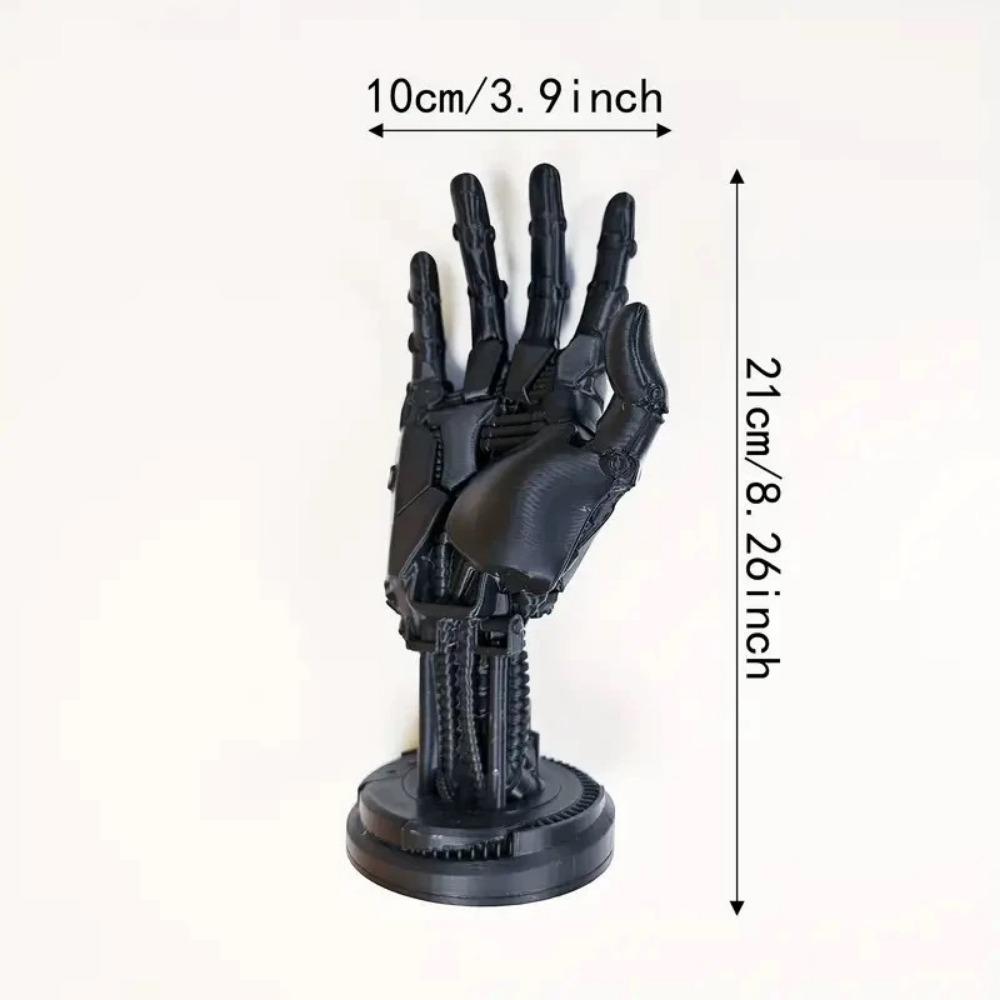 Cyberpunk Roboterhand-Gamecontroller-Halterung für PS5-Controller-Ständer für Xbox Mechanische Hand Gaming-Zubehör-Rack Gamepad-Kopfhörer-Aufhänger-Halterung schwarz